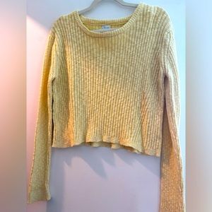 Yellow sweater-fits like medium/large
